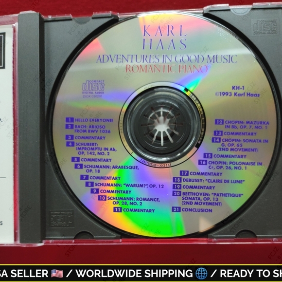 Karl Haas: Adventures In Good Music/Romantic Piano Music CD (1993, Karl Hass) - Picture 4 of 8